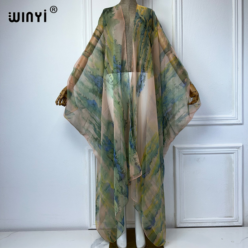 Cover Up Kaftan - 2023 WINYI Eropa Kimono Wanita Cardigan
