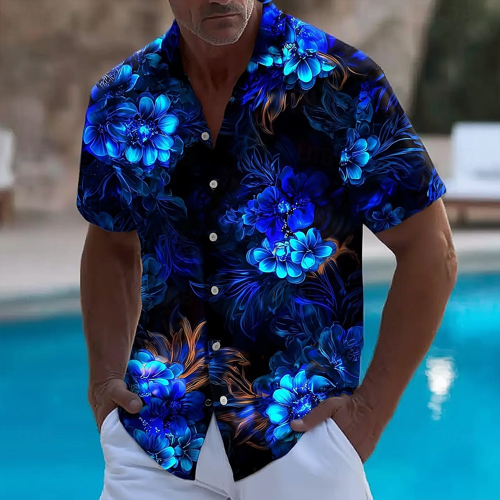 Kemeja Hawaii Musim Panas Bung - Romper Floral Print ulasan dan harga