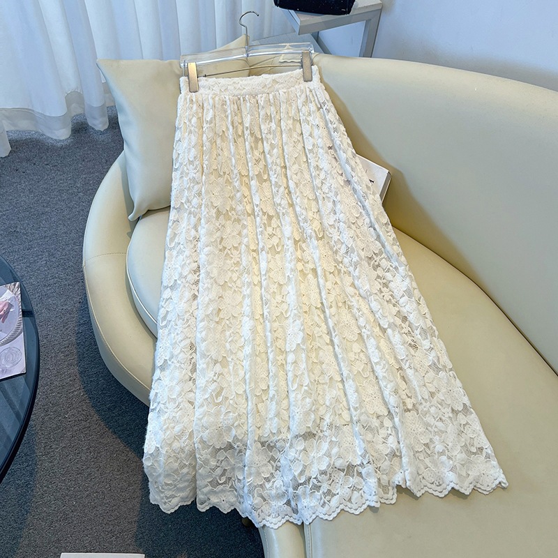 Setelan 2 potong berwarna krem - Midi Skirt Floral ulasan dan harga