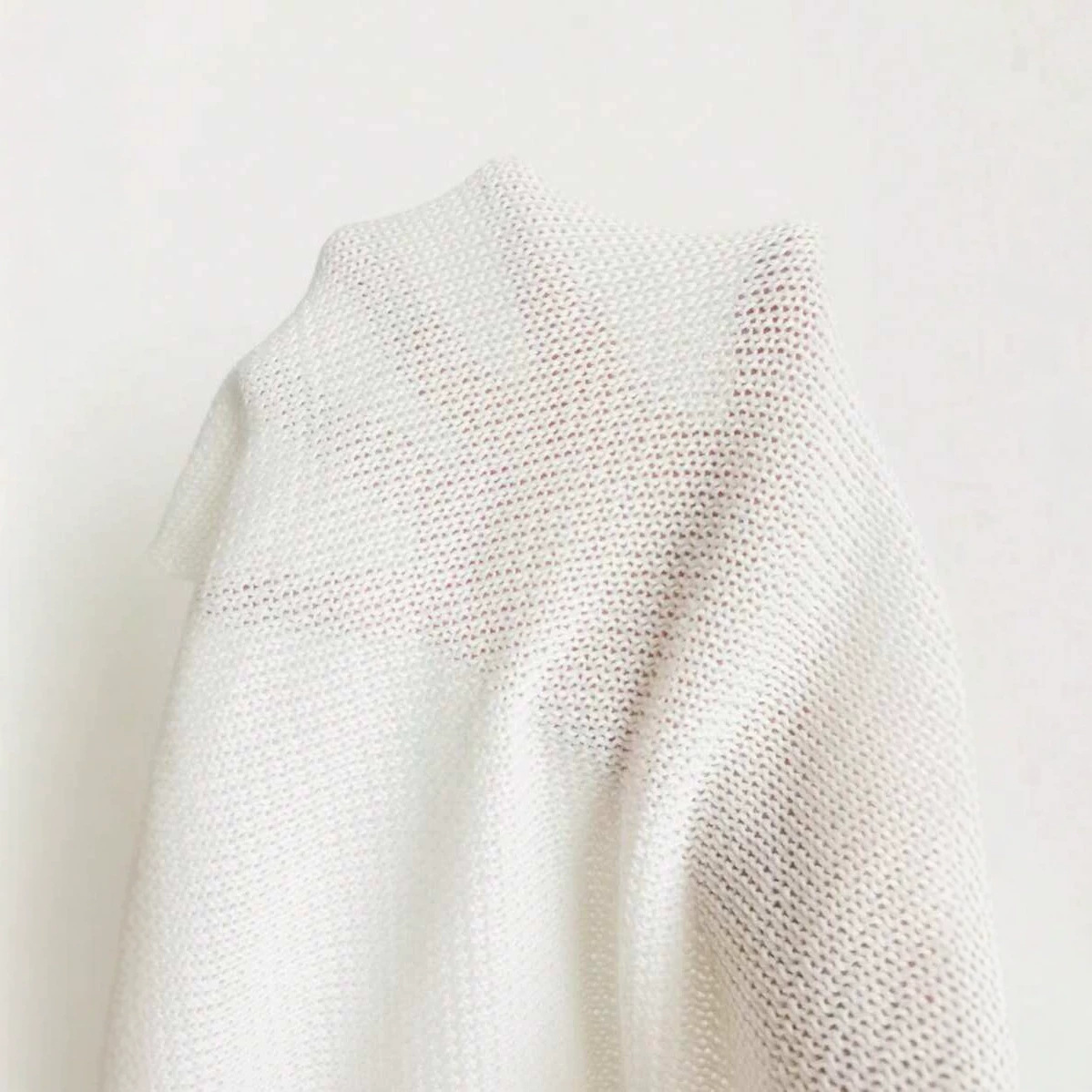 Setelan Dua Potong Rajutan Off - Crop Top Crochet ulasan dan harga