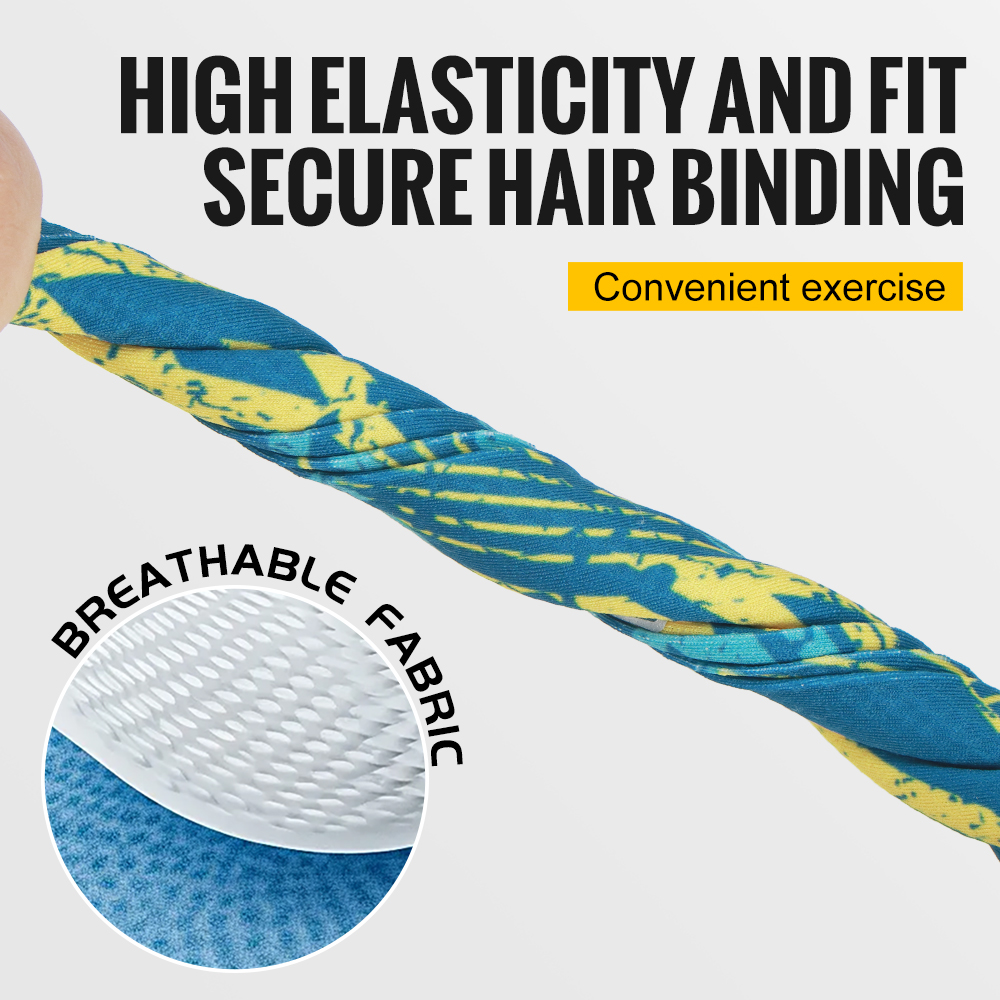 WRELS Ikat Kepala Lari Anti Se - Headband Summer Knit ulasan dan harga