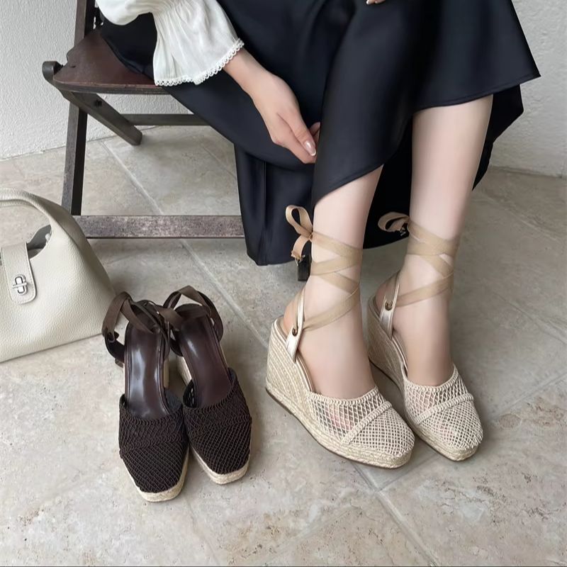 Sandal musim panas wanita, mod - Sandal Strappy Heeled ulasan dan harga
