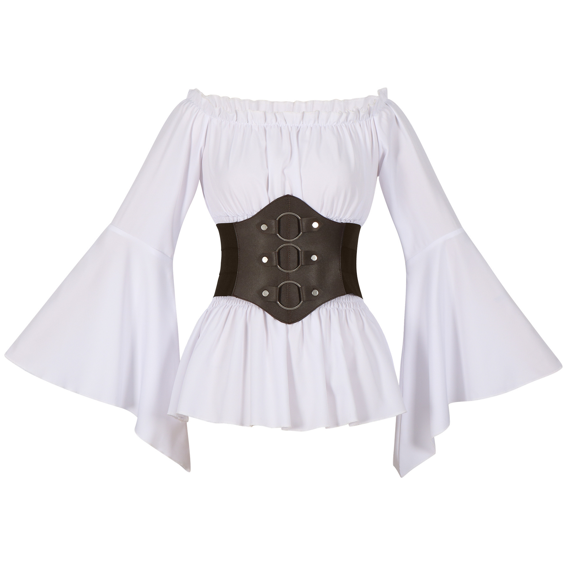 Kemeja Bajak Laut Abad Perteng - Blouse Off Shoulder ulasan dan harga